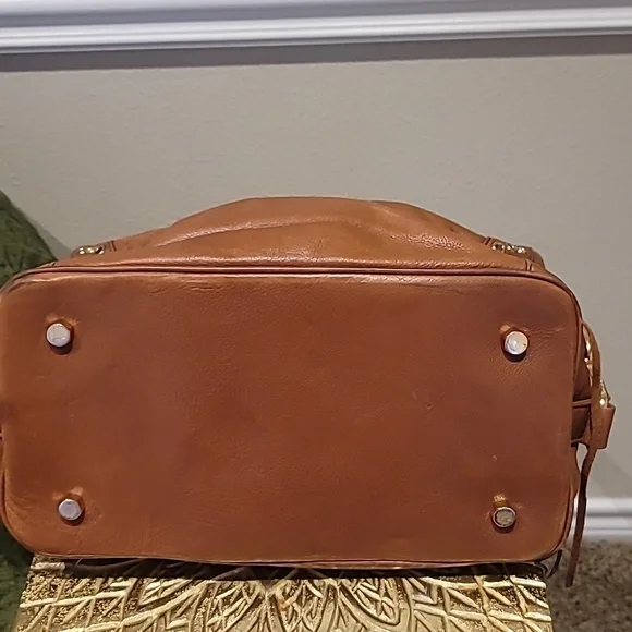 Rebecca Minkoff Morning After Bag Studded Camel Leather - Picture 6 of 12